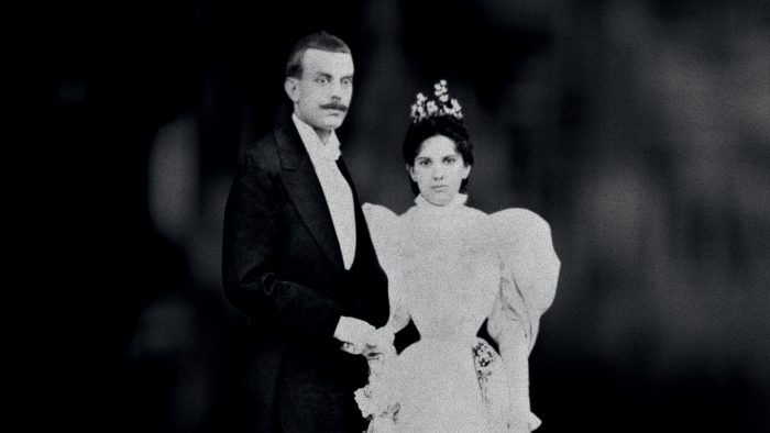 Альфред Ван Клиф и Эстель Арпельс в день свадьбы, 1895 год, архивы Van Cleef & Arpels