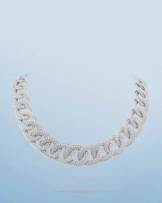 Колье New Olympia, белое золото, бриллианты. Коллекция Olympia, Van Cleef & Arpels